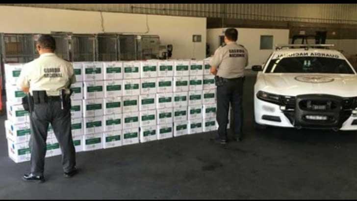 Incautan en Hermosillo droga  con un valor de $180 millones