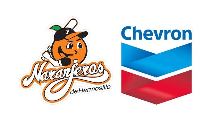 Chevron orgulloso patrocinador de los Naranjeros