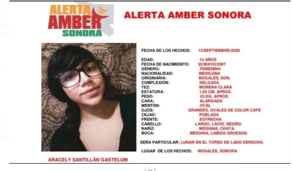 Aracely de 13 años fue secuestrada en Nogales; la rescatan en Hermosillo