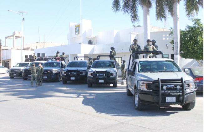Marinos cuidarán a los Policías de Guaymas