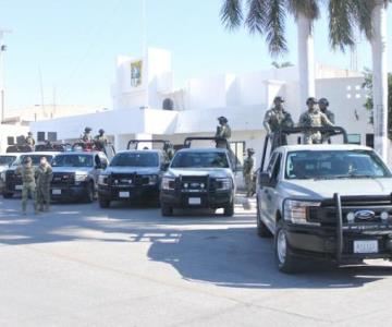 Marinos cuidarán a los Policías de Guaymas