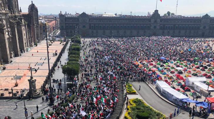 Más de 150 mil personas protestan contra gobierno de AMLO