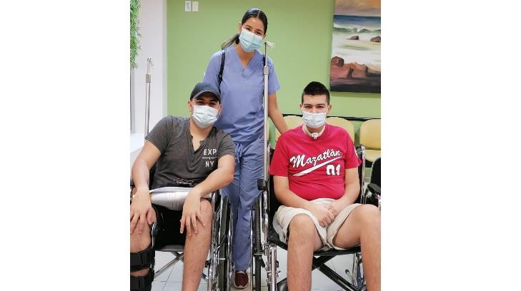 Jorge Adrián y Cristian vencieron las garras de la muerte y se recuperan pese a pronostico médico