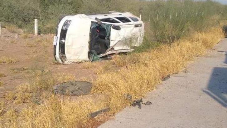 Accidente carretero deja una mujer embarazada muerta y 4 lesionados en el tramo Guaymas-Obregón