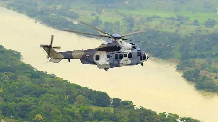 López Obrador sobrevuela presa Peñitas y zonas inundadas en Tabasco