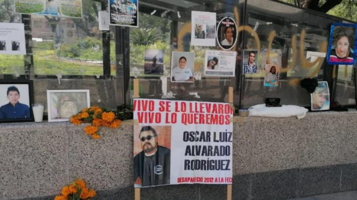 Colocan altar por personas desaparecidas en Tamaulipas