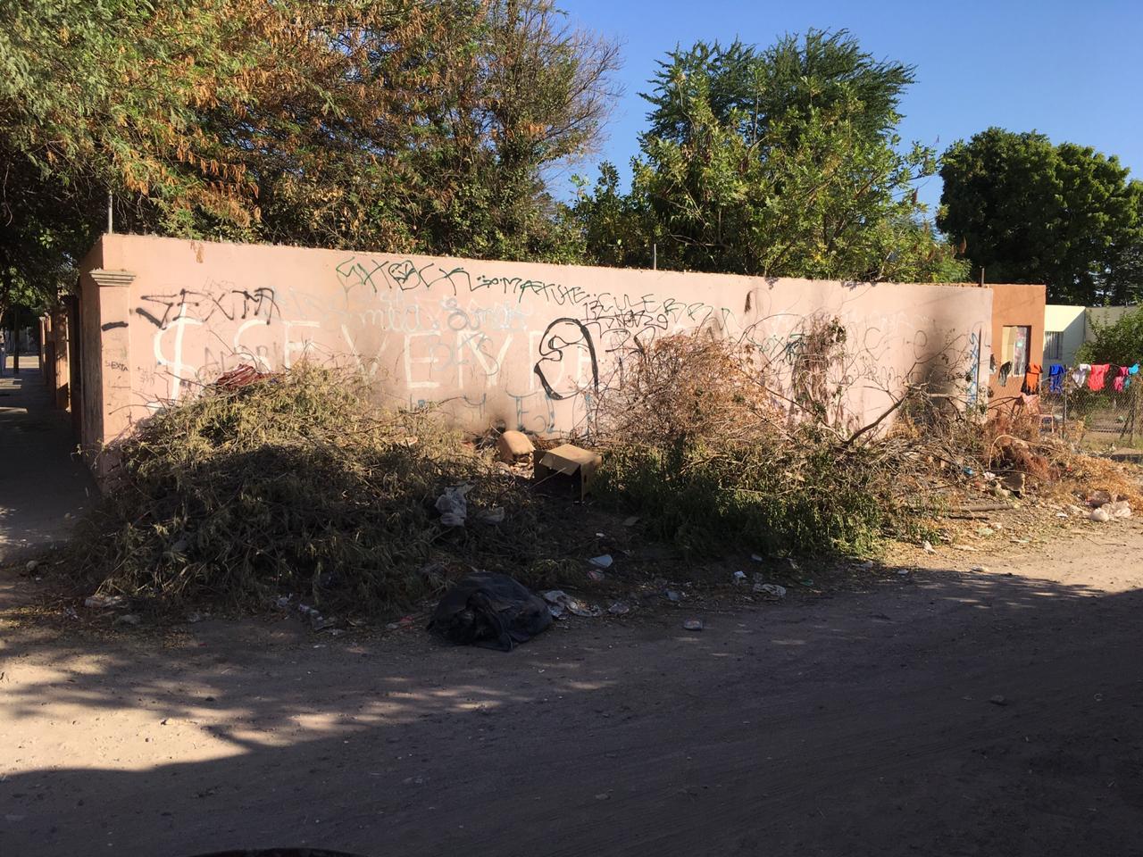 Causa preocupación loma de basura en colonia Beltrones de Navojoa