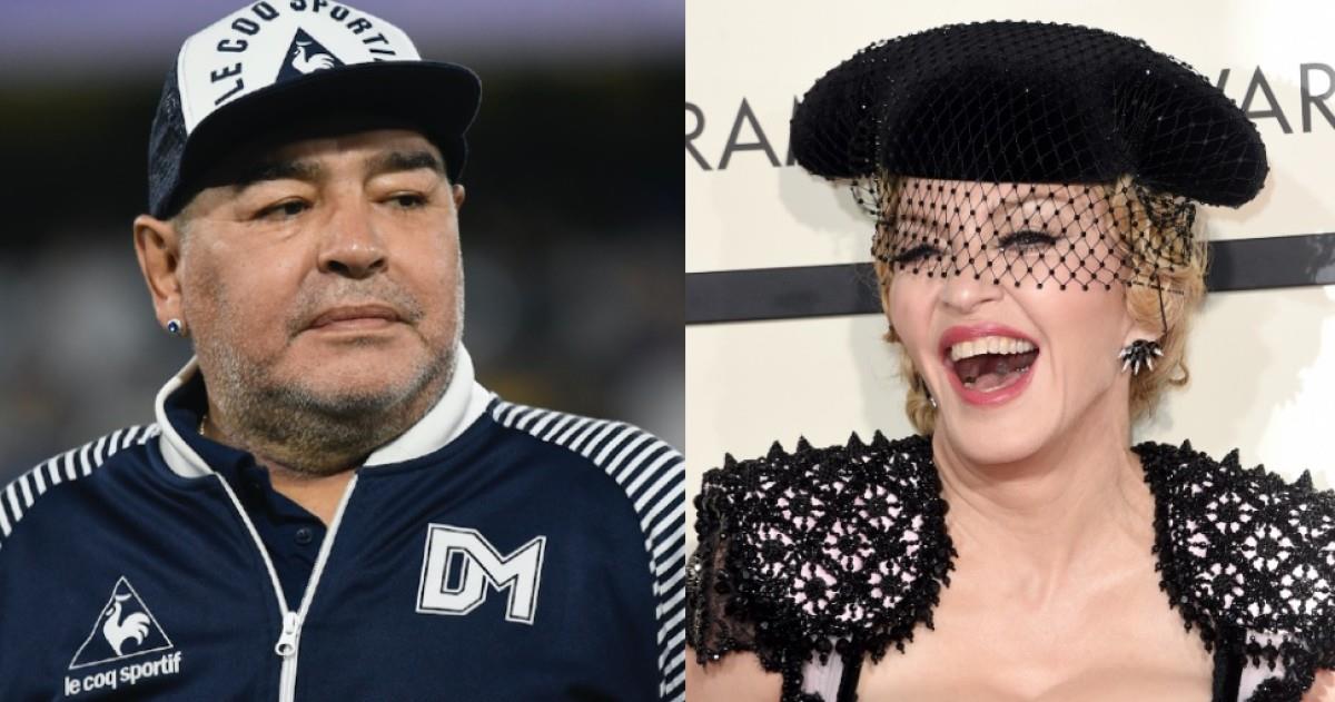 Confunden a Madonna con Maradona