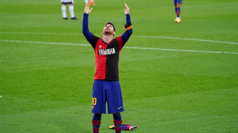 ¿Cómo fue el homenaje que rindió Messi a Diego Maradona?