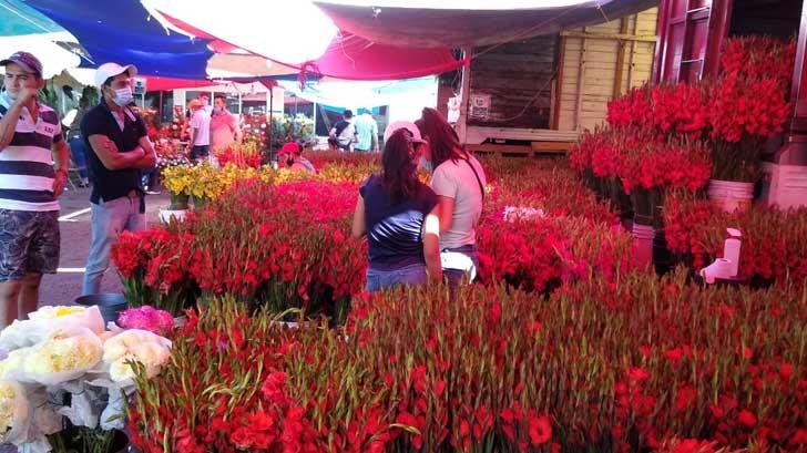 Vendedores de flores de Michoacán no completan ni para el viaje de regreso