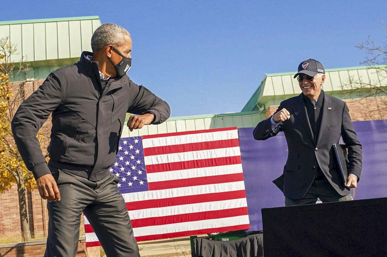 Hasta Obama celebra la victoria de Biden