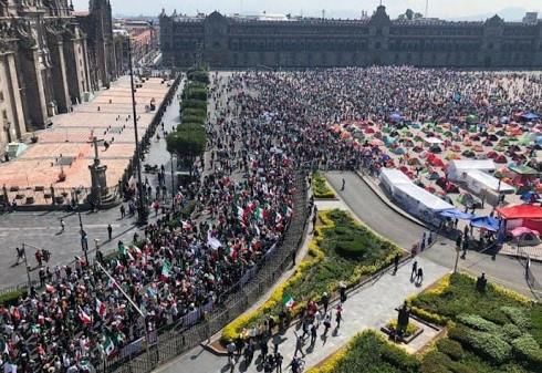 Frenaaa tiene todas las garantías para manifestarse: López Obrador