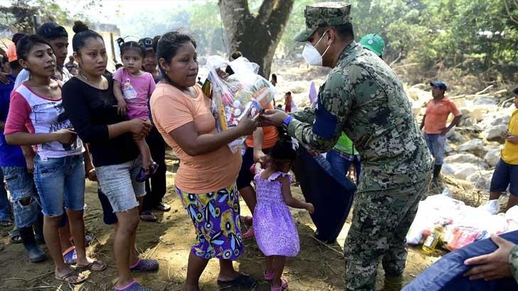 Sedena resguardará ayuda nacional y extranjera para damnificados