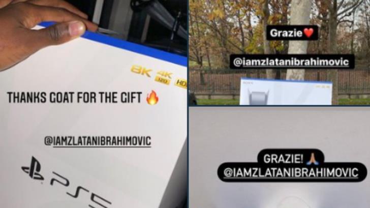 Ibrahimovic regala el PlayStation 5 a sus compañeros en el AC Milán