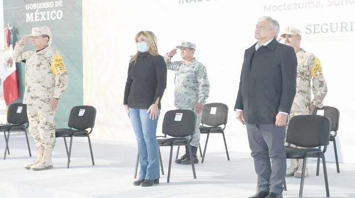 Inaugura AMLO cuartel  de la Guardia Nacional; la nueva base está en Moctezuma