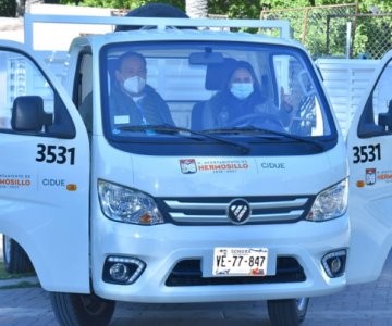 Hermosillo adquiere tres nuevos mini camiones recolectores