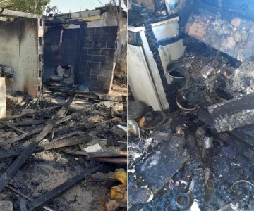 Familia en Hermosillo solicita apoyo tras perderlo todo en incendio