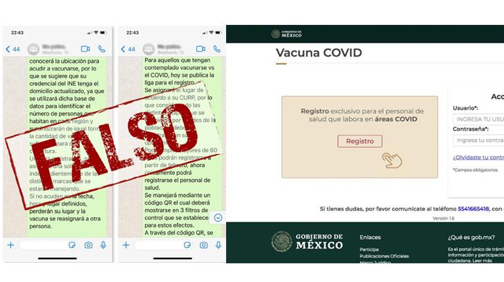 IMSS desmiente página de registro para recibir vacuna contra Covid