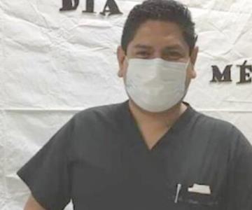 Lamentan la partida del médico Omar Salazar en Guaymas, víctima del Covid-19