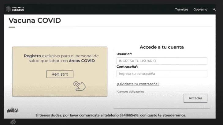 Presentan proceso de registro en línea para vacunación Covid-19