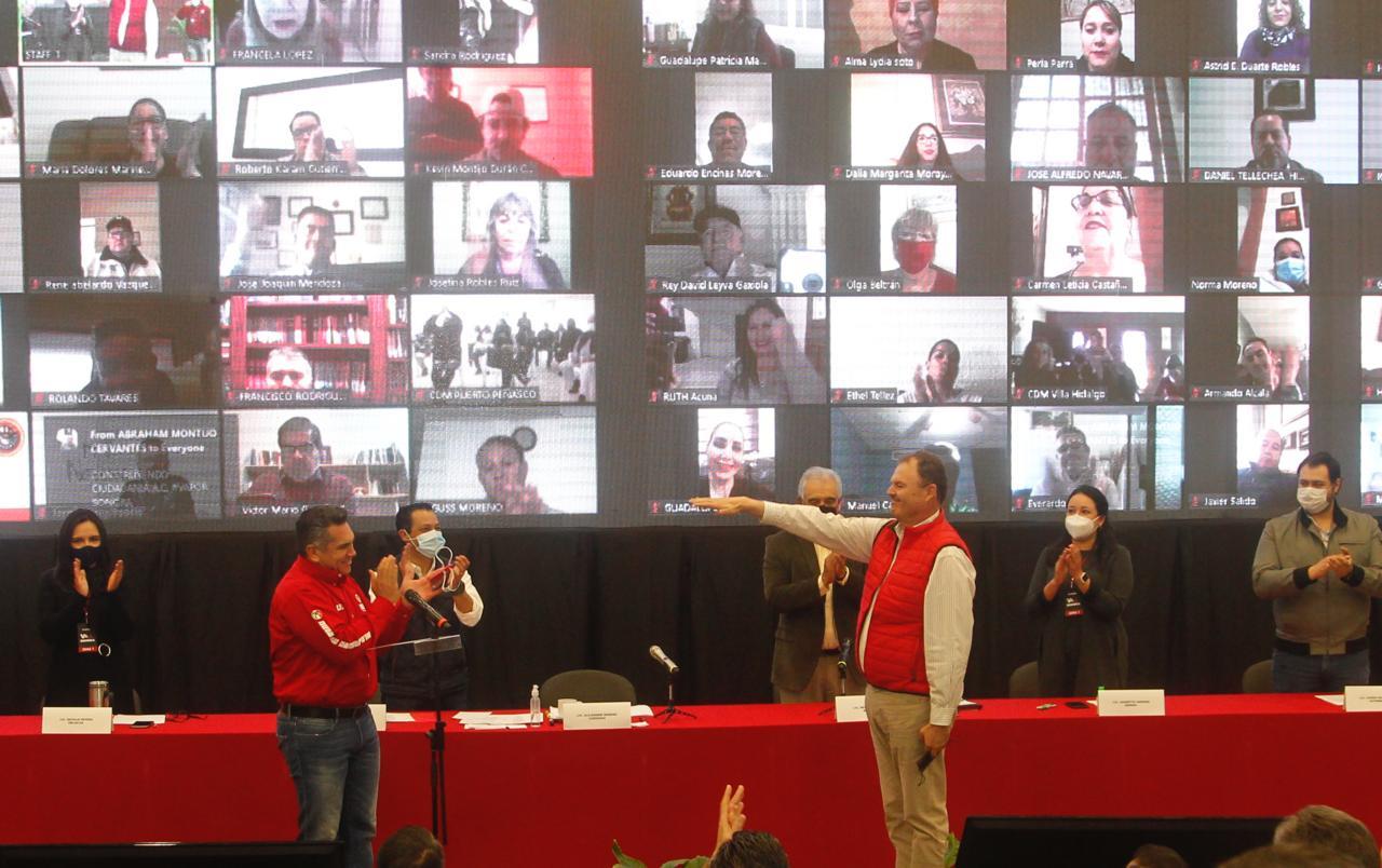Ernesto Gándara toma protesta como candidato a la gubernatura de Sonora