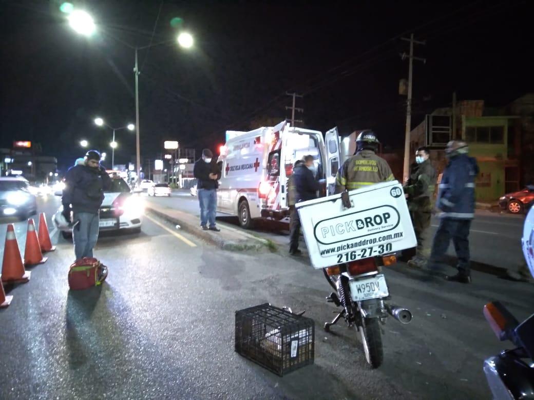 VIDEO- Atropellan a motociclista por el bulevar Solidaridad