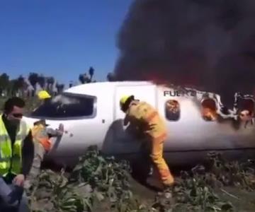 Tragedia en Veracruz; mueren 7 personas en accidente aéreo