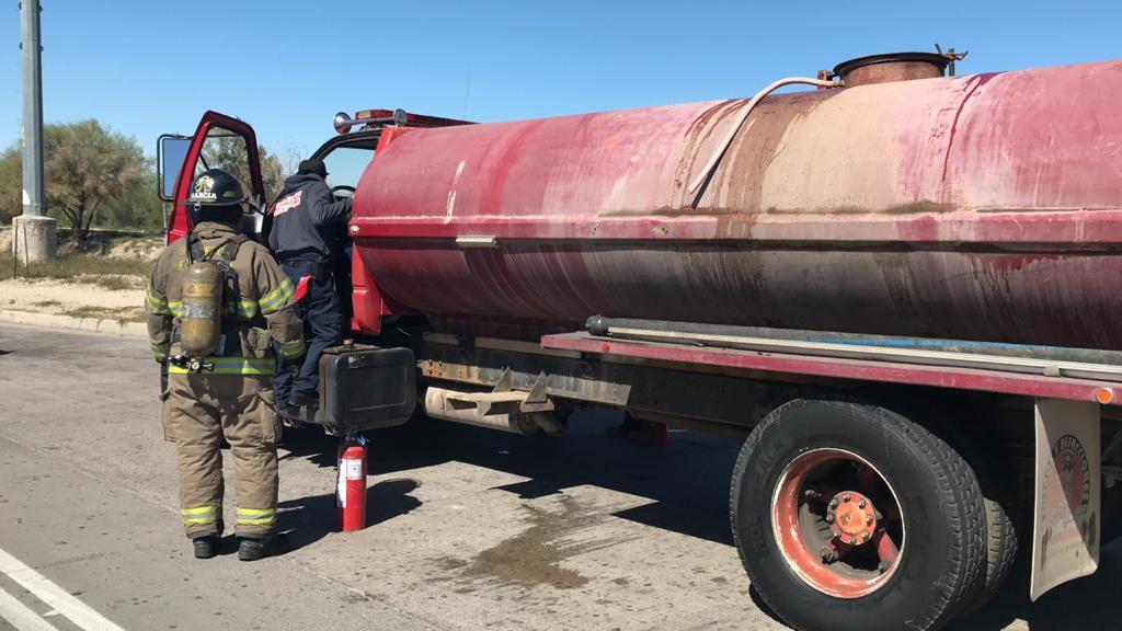 ¡Por poco! Conato de incendio en cisterna de de bomberos provoca gran movilización