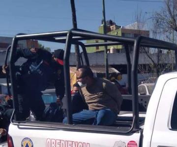 Trabajadores de supermercado atrapan a ladrón en la Norberto Ortega