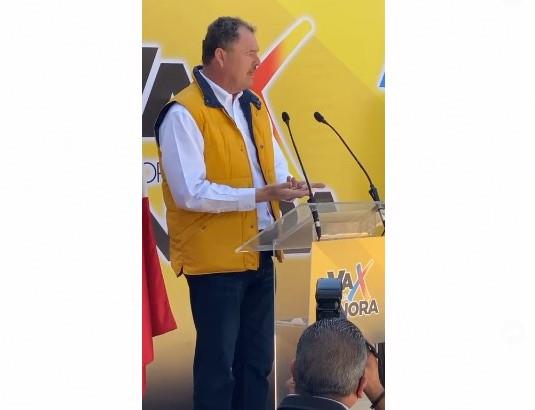Ernesto Gándara toma protesta como candidato a la gubernatura de Sonora