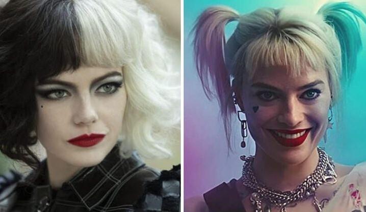 Comparan a Emma Stone con Harley Quinn por el tráiler de Cruella