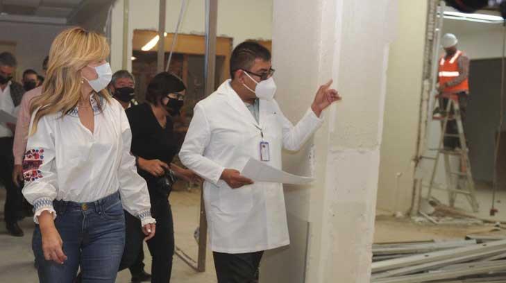 Gobernadora supervisa ampliación de hospital en Puerto Peñasco