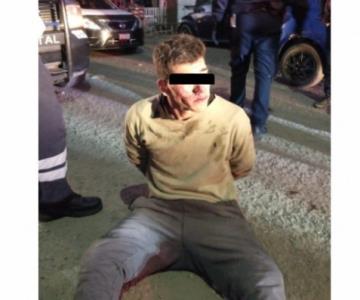 Después de asaltar a chófer de Uber; vecinos golpean y someten al ladrón en Obregón