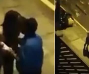 VIDEO - Mujer evita ser multada dándole un beso al policía