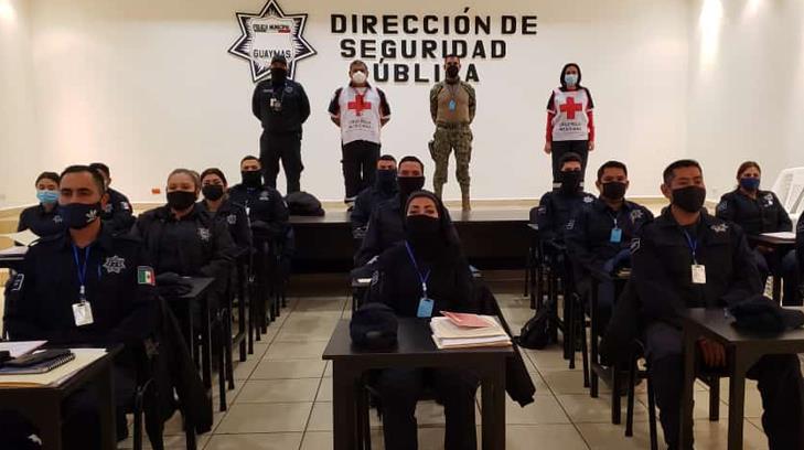Así fue el curso de primer respondiente para elementos de Seguridad Pública en Guaymas