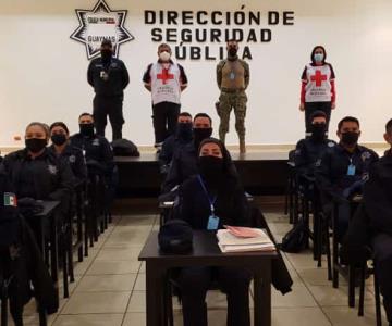 Así fue el curso de primer respondiente para elementos de Seguridad Pública en Guaymas