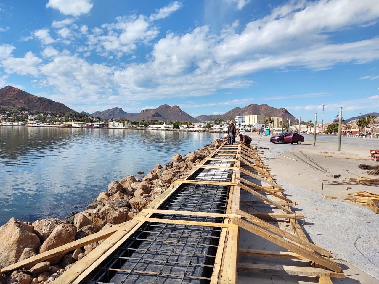 Dejarán como nuevo el Malecón de Guaymas