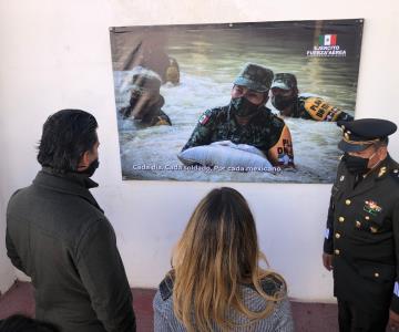 Conmemoran al ejército con exposición fotográfica en Nogales