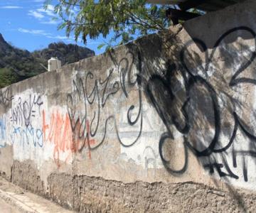 Grafiteros se apoderan de la calle Chihuahua en el centro de Hermosillo