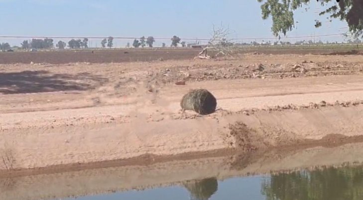 Encuentran cuerpo embolsado en un canal de Obregón