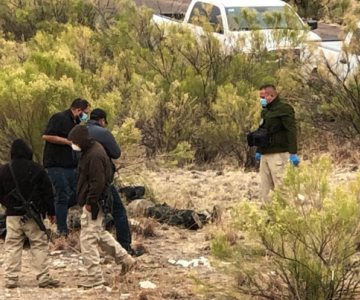 Encuentran cuerpo embolsado al norte de Nogales