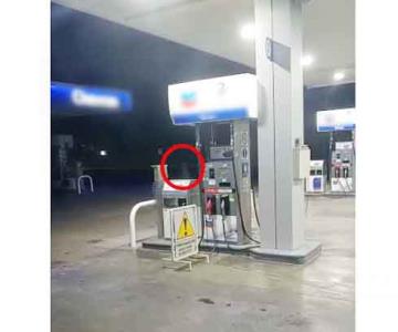 VIDEO | Espíritu chocarrero deambula por gasolinera de Navojoa