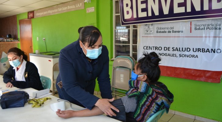 Dan servicios médicos a migrantes en el albergue “San Juan Bosco” de Nogales