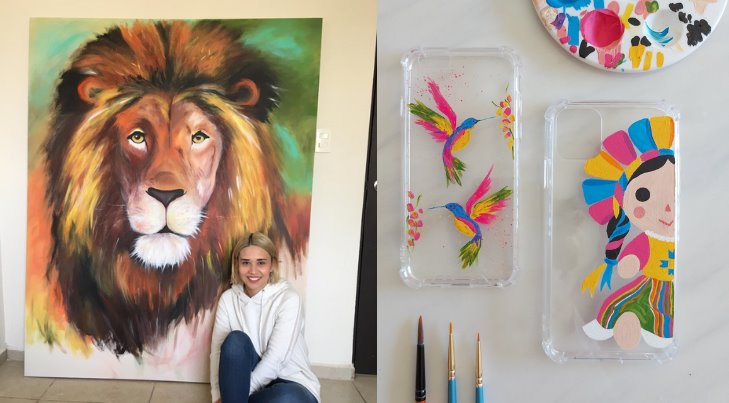 Descubro nuevas oportunidades para expresarme”: joven pintora de Cananea