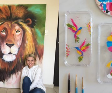 Descubro nuevas oportunidades para expresarme”: joven pintora de Cananea