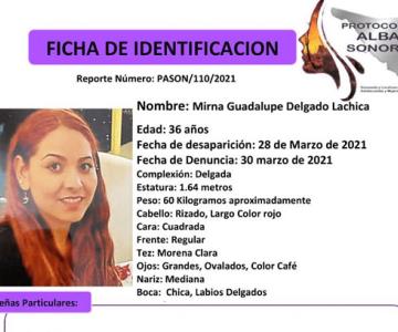 Desaparece Mirna Delgado, química del IMSS en Guaymas; solicitan apoyo para localizarla