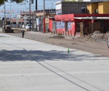 Casi terminan reparaciones de la calle Bernardo Reyes de Hermosillo