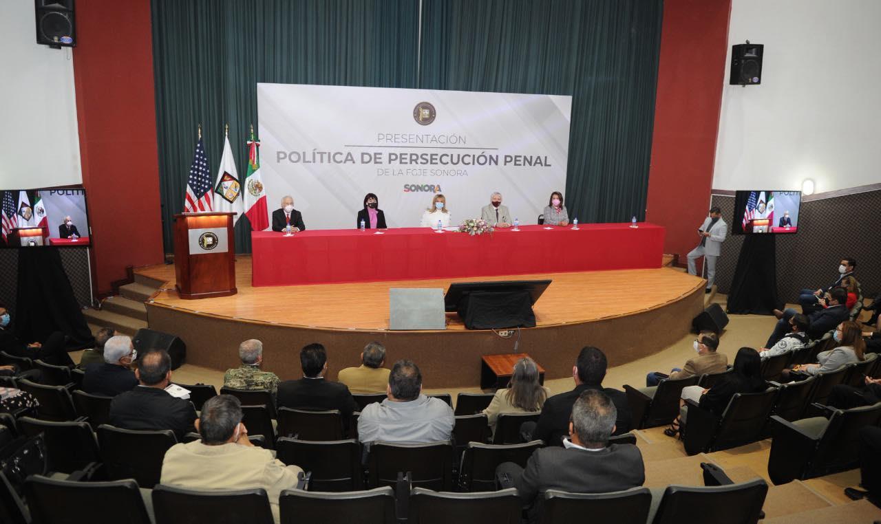 Fiscalía de Sonora ahora cuenta con Política de Persecución Penal