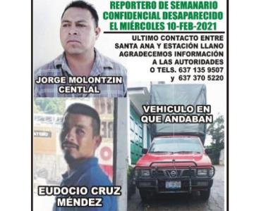 Reportan a un periodista y a su acompañante desaparecidos en Santa Ana: presumen fueron levantados