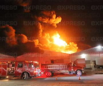 Así fue el incendio que impactó por varias horas a Hermosillo
